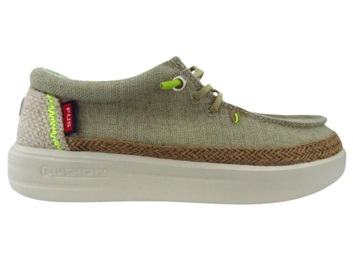 Fusion Lily linen moss Slipper von Fusion