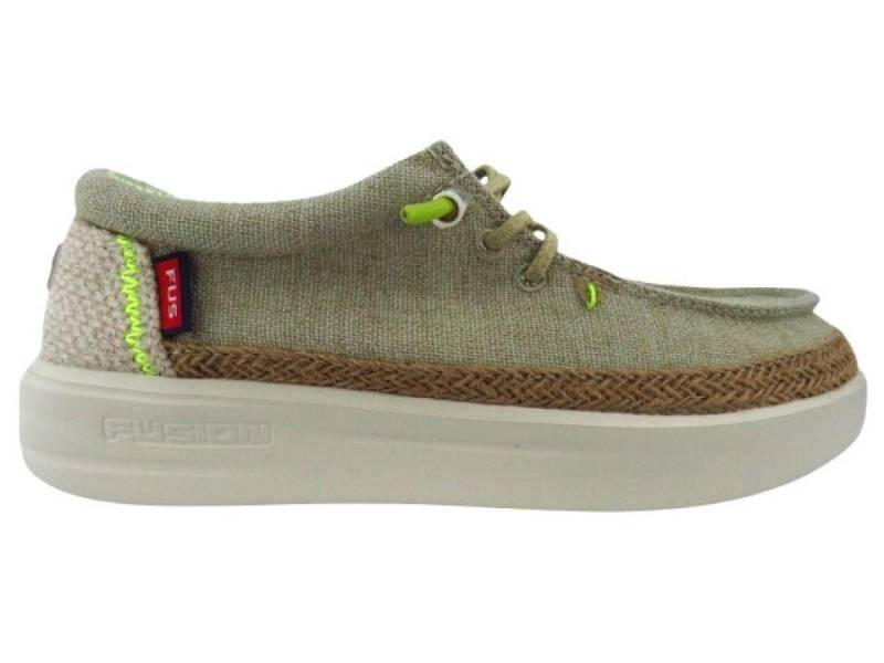 Fusion Lily linen moss Slipper von Fusion