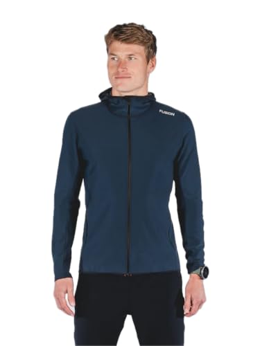 Fusion Mens Recharge Hoodie (DE/NL/SE/PL, Alphanumerisch, XL, Regular, Regular, Blue) von Fusion