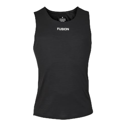 Fusion Sportswear De - Mens C3 Singlet - Black. - M von Fusion