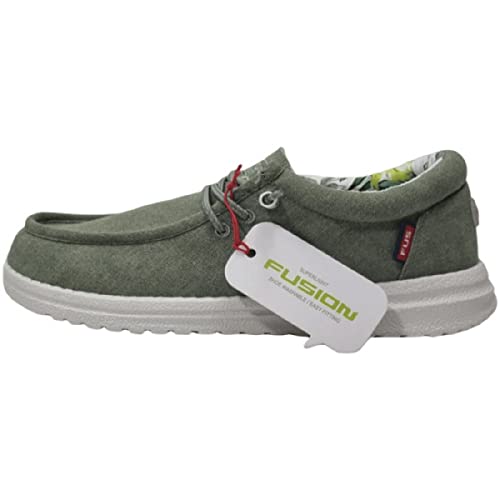 Fusion Washed Canvas sage Slipper in Grün, Größe 37 Fusion Washed Canvas sage Slipper in Grün, Größe 37 von Fusion