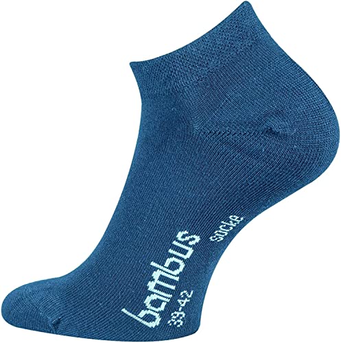 FussFreunde 6 Paar Bambus-Socken, Kurzsocken/Sneaker-Socken und Anti-Loch-Garantie (as3, numeric, numeric_35, numeric_38, regular, regular, Sneaker/Jeans) von FussFreunde