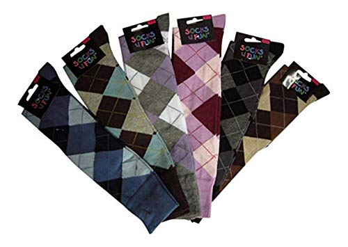 FussFreunde 6 Paar Reitersocken mit Karo Mustern und Anti-Loch-Garantie (DE/NL/SE/PL, Numerisch, 39, 42, Regular, Regular, Farblich sortiert) von FussFreunde