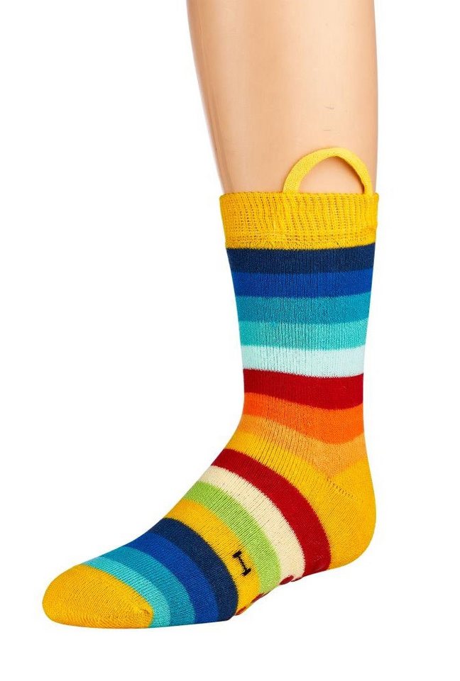 FussFreunde ABS-Socken 2 Paar rutschfeste ABS Henkel-Socken Stoppersocken für Kleinkinder von FussFreunde