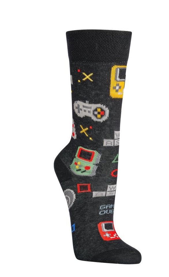 FussFreunde Socken 2 Paar Fun Socken, Spaß mit Socken, über 70 Motive, ANTI-LOCH-GARANTIE von FussFreunde