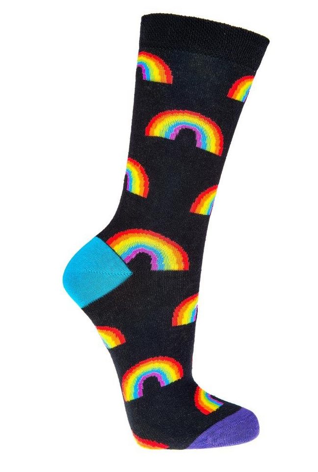 FussFreunde Freizeitsocken 2 Paar Fun Socken, Spaß mit Socken, über 70 Motive, ANTI-LOCH-GARANTIE von FussFreunde