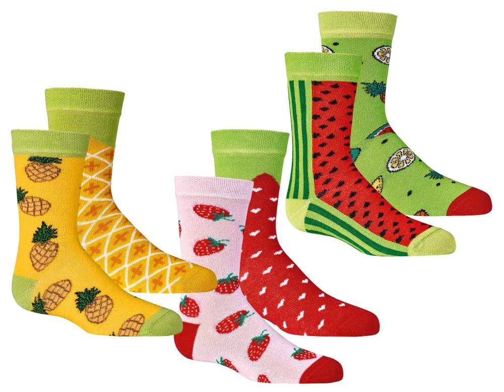 FussFreunde Kurzsocken 6 Paar Kurzschaft Kinder Socken für Mädchen & Jungen weiche Baumwolle von FussFreunde