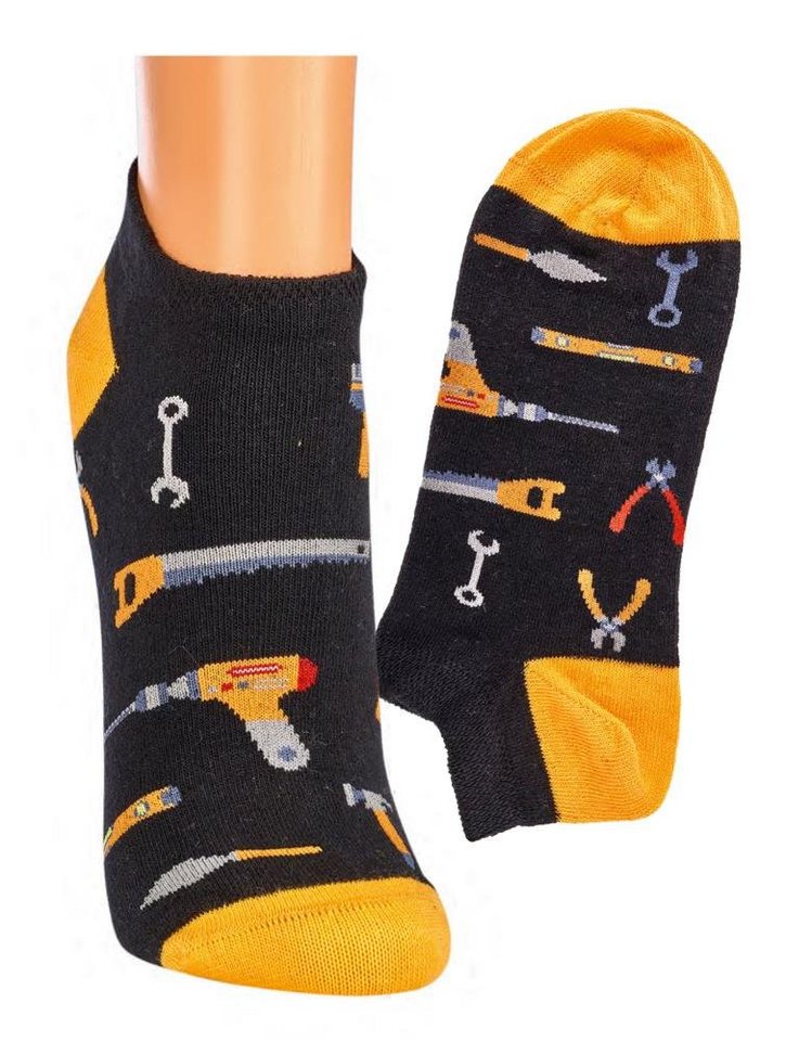 FussFreunde Sneakersocken 2 Paar witzige Fun Sneakersocken Spaß mit Socken lustige Geschenkidee von FussFreunde