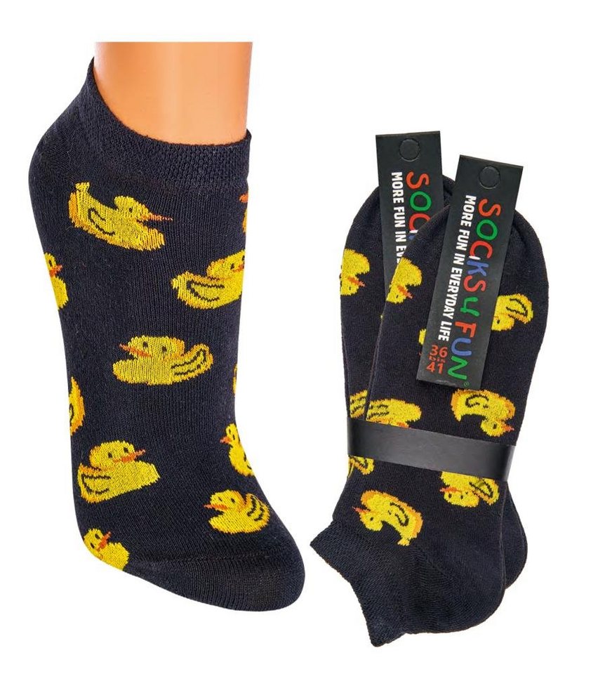 FussFreunde Sneakersocken 2 Paar witzige Fun Sneakersocken Spaß mit Socken lustige Geschenkidee von FussFreunde