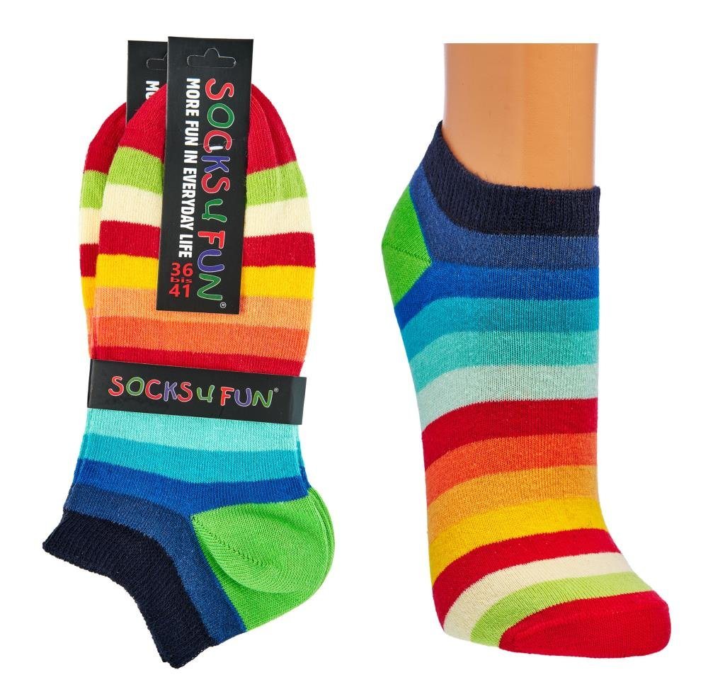 FussFreunde Sneakersocken 2 Paar witzige Fun Sneakersocken Spaß mit Socken lustige Geschenkidee von FussFreunde