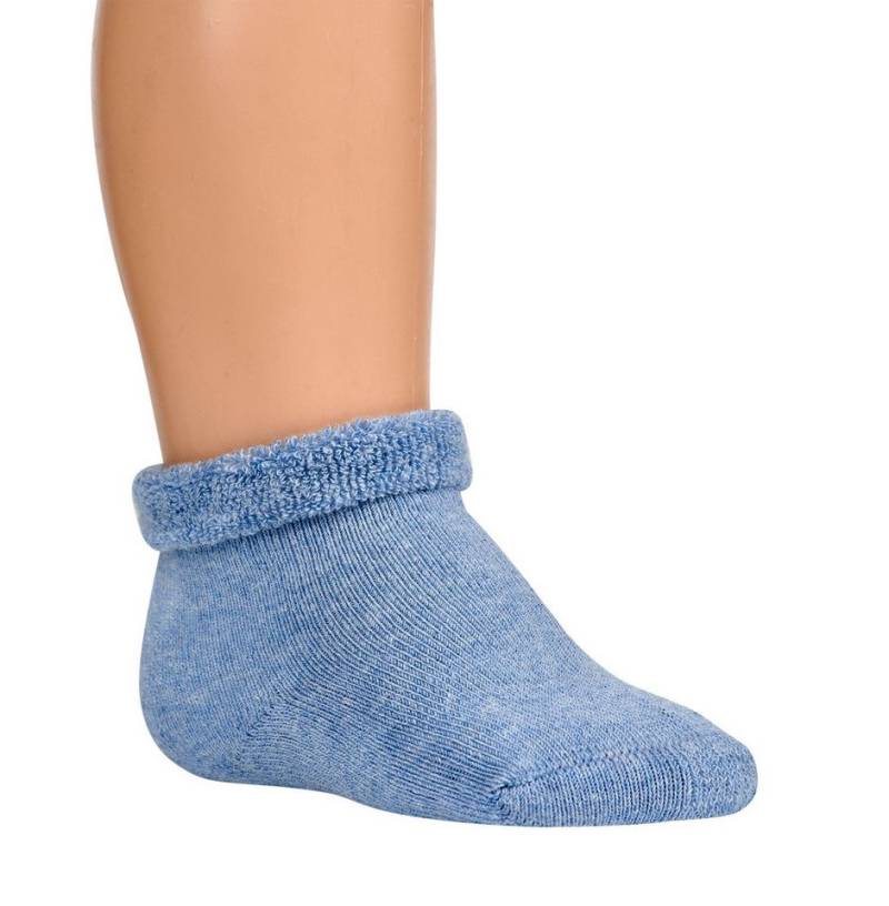FussFreunde Socken 2 Paar Baby-Socken, Erstlings-Söckchen, mit Bio-Baumwolle, Vollfrottee von FussFreunde