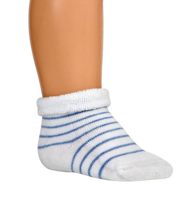 FussFreunde Socken 2 Paar Baby-Socken, Erstlings-Söckchen, mit Bio-Baumwolle, Vollfrottee von FussFreunde