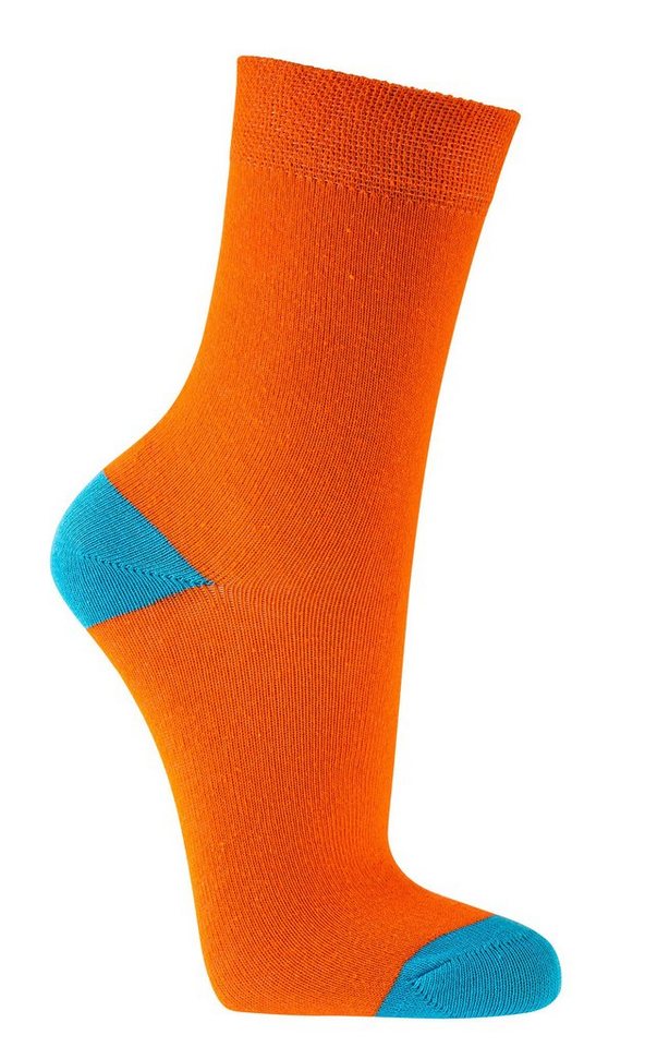 FussFreunde Socken 6 Paar Kinder Socken für Mädchen & Jungen, GUTE LAUNE FARBEN von FussFreunde