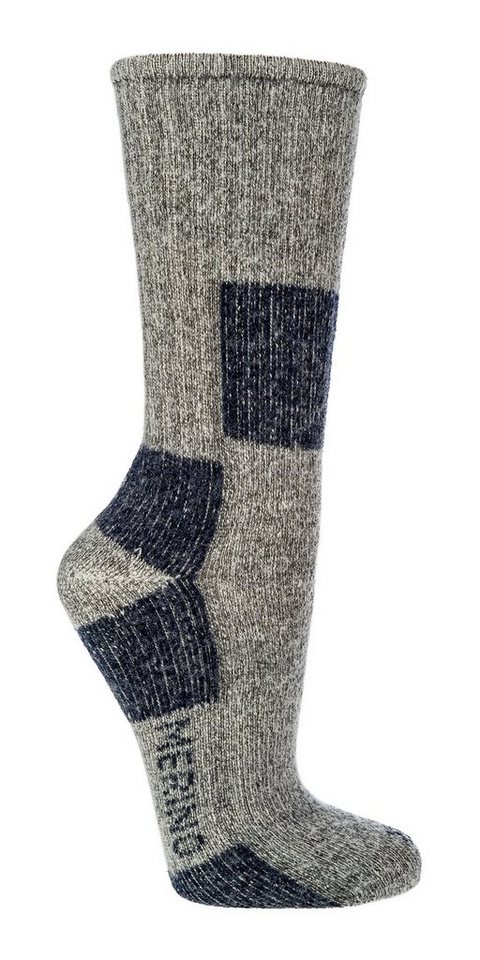 FussFreunde Wandersocken 2 Paar Trekkingsocken, Outdoorsocken mit 85% Wolle vom Merinoschaf von FussFreunde