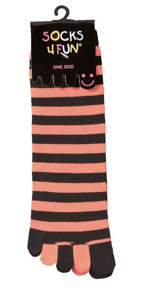 FussFreunde Zehensocken 2 Paar Zehen-Socken, Fünf Finger Zehensocken mit Antiloch-Garantie von FussFreunde