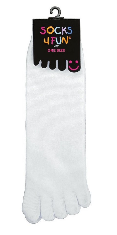 FussFreunde Zehensocken 2 Paar Zehen-Socken, Fünf Finger Zehensocken mit Antiloch-Garantie von FussFreunde