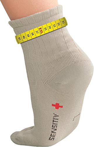 FußGut Unisex-Big-Sensitiv Socken beige Größe 43-46 von FußGut