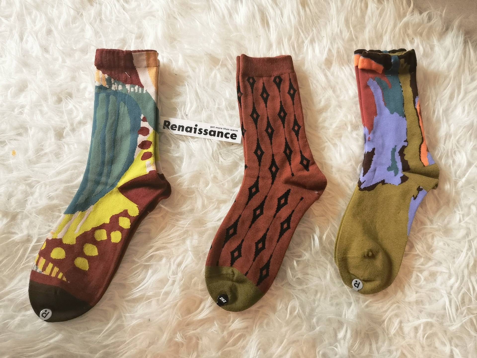 Socken Mit Renaissance-/Vintage-Motiven All-Season Fashion Socken Mit Renaissance-/Vintage-Motiven All-Season Fashion von FussSocken