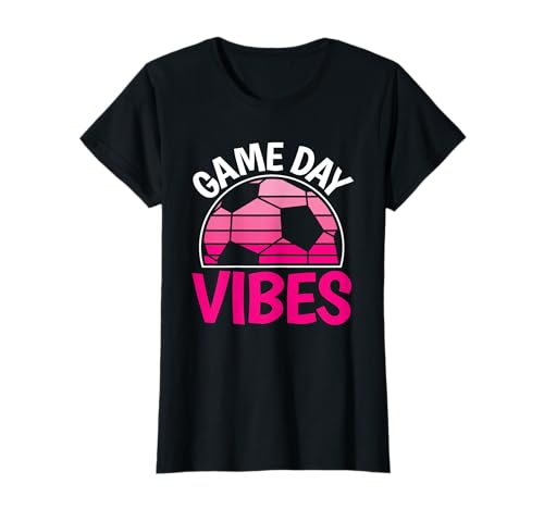 Fußball Game Day Fußballspieler Damen Mädchen Fußballerin T-Shirt Fußball Game Day Fußballspieler Damen Mädchen Fußballerin T-Shirt von Fußball Bekleidung Damen Herren Mädchen Jungen