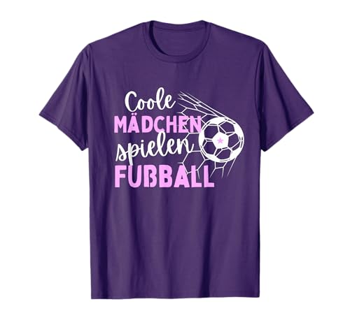 Fußball Coole Mädchen spielen Fußball Fußballerin Hobby T-Shirt von Fußball Coole Mädchen spielen Fußball Fußballerin