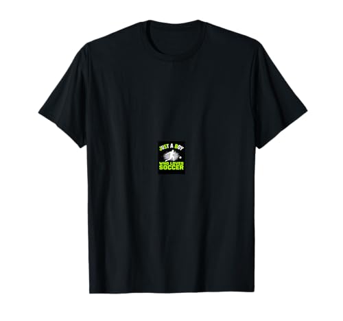 JUST A Boy WHO Loves Fußball-Enthusiast T-Shirt JUST A Boy WHO Loves Fußball-Enthusiast T-Shirt von Fußball-Enthusiasten-Geschenk-Design