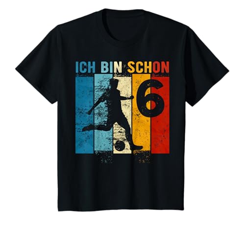 Kinder 6 Geburtstag Junge Fussball 6 Jahre Jungen Fußballer T-Shirt Kinder 6 Geburtstag Junge Fussball 6 Jahre Jungen Fußballer T-Shirt von Fußball Geburtstag Junge