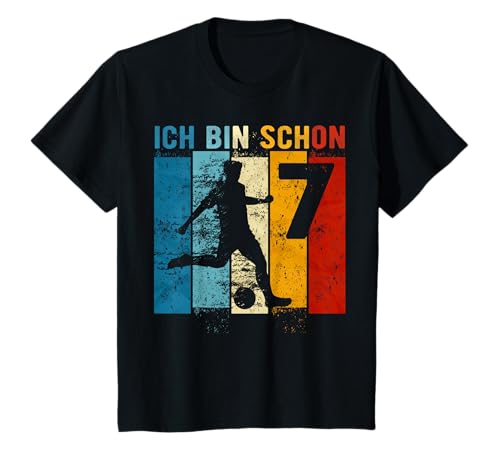 Kinder 7 Geburtstag Junge Fussball 7 Jahre Jungen Fußballer T-Shirt Kinder 7 Geburtstag Junge Fussball 7 Jahre Jungen Fußballer T-Shirt von Fußball Geburtstag Junge
