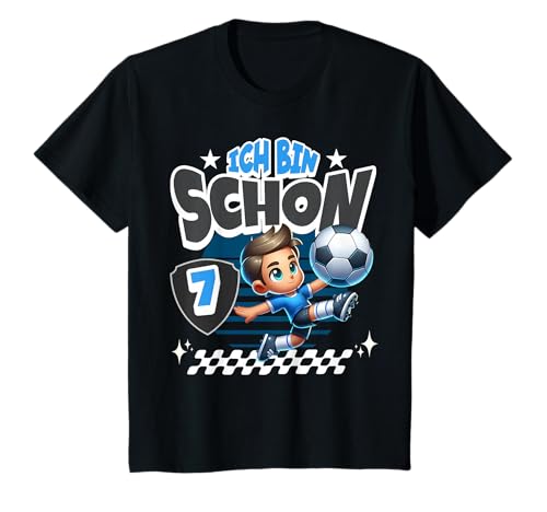 Kinder Fußball 7. Geburtstag 7 Jahre Fußballer Fußballspieler T-Shirt Kinder Fußball 7. Geburtstag 7 Jahre Fußballer Fußballspieler T-Shirt von Fußball Geburtstag Kinder Fußballspieler Trikot