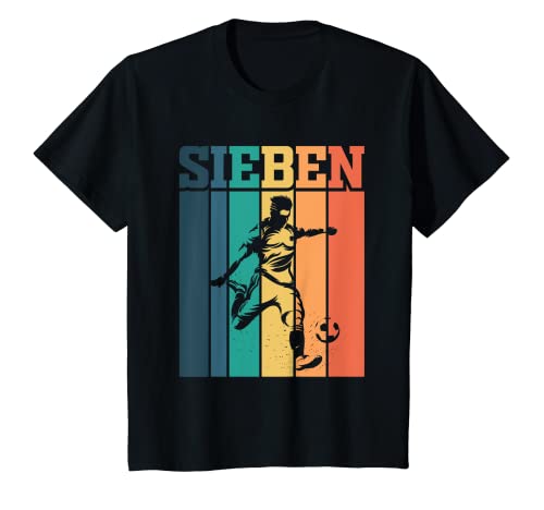 Kinder Kindergeburtstag 7 Jahre 7. Geburtstag Fußball T-Shirt Kinder Kindergeburtstag 7 Jahre 7. Geburtstag Fußball T-Shirt von Fußball Geburtstags Outfit für Kinder