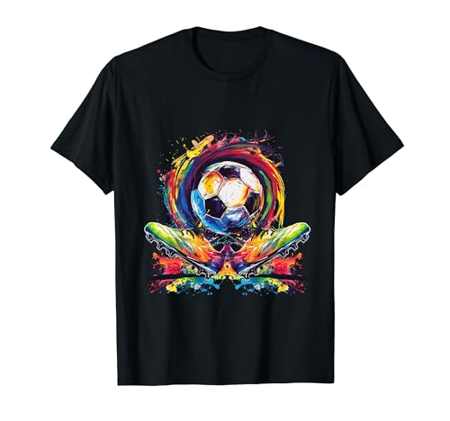 Fußball T-Shirt Fußballspieler Kicken Fußballer Kinder Junge T-Shirt Fußball T-Shirt Fußballspieler Kicken Fußballer Kinder Junge T-Shirt von Fußball Geschenke & Geschenkidee für Fußballer