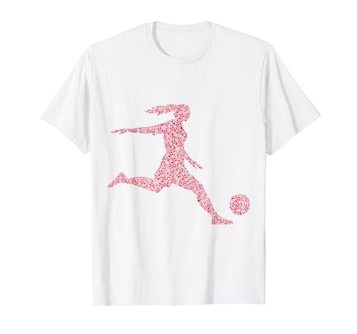 Fußball Mädchen Fussball Fußballerin Damen T-Shirt von Fussball Mädchen Geschenkideen