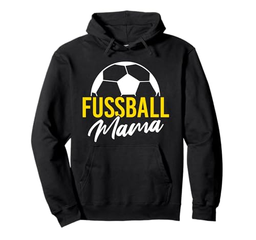 Fußball Mama Tshirt gelb Fussball Mutter Verein Ball Lustig Pullover Hoodie von Fußball Mama Geschenk Fussball Verein Sport