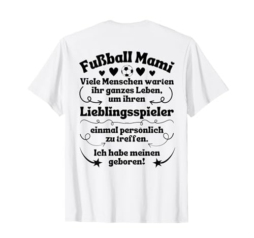 Fußball Mami Lieblingsspieler geboren Fußball Mama T-Shirt Fußball Mami Lieblingsspieler geboren Fußball Mama T-Shirt von Fussball Mami Lieblingsspieler geboren