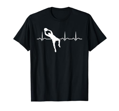 Herzschlag Torwart Fußball Damen Herren Fußballer Torhüter T-Shirt Herzschlag Torwart Fußball Damen Herren Fußballer Torhüter T-Shirt von Fussball Torhüter Bekleidung Fußball Geschenke