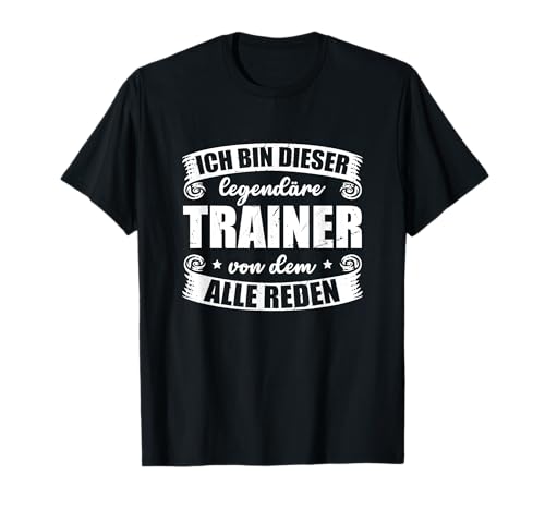 Herren Sportverein Handballtrainer Legendärer Trainer T-Shirt Herren Sportverein Handballtrainer Legendärer Trainer T-Shirt von Fußball-Trainer Lustiger Spruch Personal Coach