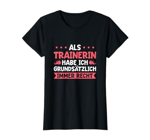 Damen Fußballtrainerin Sportverein Personal Trainerin T-Shirt Damen Fußballtrainerin Sportverein Personal Trainerin T-Shirt von Fußball-Trainer Lustiger Spruch