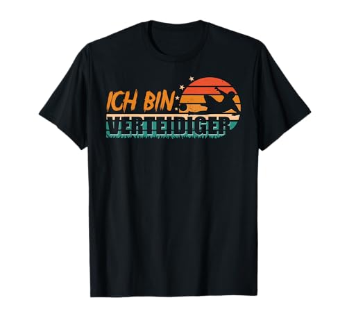 Ich bin Verteidiger - Stolzer Retro Abwehr Fußballer Herren T-Shirt Ich bin Verteidiger - Stolzer Retro Abwehr Fußballer Herren T-Shirt von Fußball Trikot Fußballmannschaft & Verein Zubehör