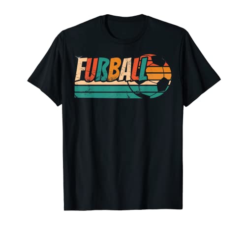 Retro Fußballer und Fußball Trikot für Herren Fußballspieler T-Shirt von Fußball Trikot Fußballmannschaft & Verein Zubehör