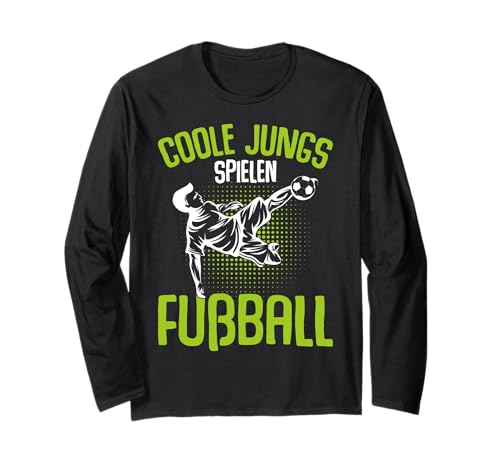 Coole Jungs spielen Fußball Fußballer Kinder Jungen Langarmshirt Coole Jungs spielen Fußball Fußballer Kinder Jungen Langarmshirt von Fussballer & Fussball Fan Motiv Geschenkideen