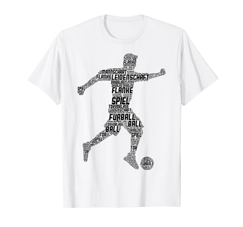 Fußball Fußballer Jungen Kinder Männer T-Shirt von Fussballer & Fussball Fan Motiv Geschenkideen