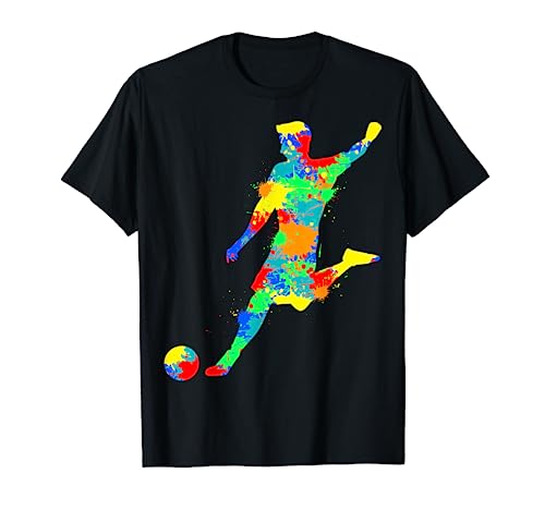 Fußball Fußballer Jungen Kinder T-Shirt von Fussballer & Fussball Fan Motiv Geschenkideen