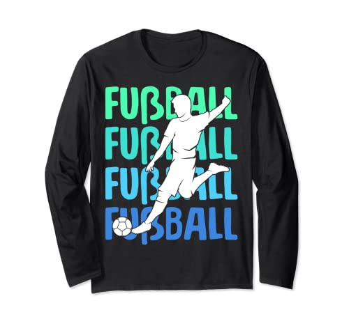 Fußball Fußballer Kinder Jungen Langarmshirt Fußball Fußballer Kinder Jungen Langarmshirt von Fussballer & Fussball Fan Motiv Geschenkideen