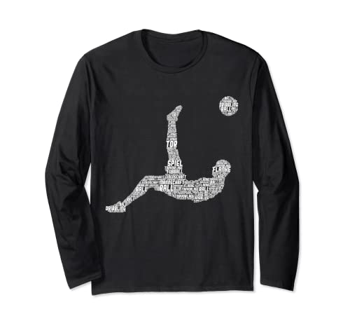 Fußball Fußballer Kinder Jungen Langarmshirt von Fussballer & Fussball Fan Motiv Geschenkideen