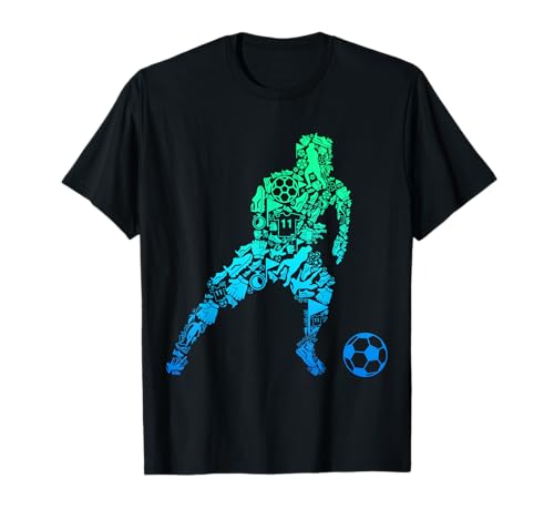 Fußball Fußballer Kinder Jungen T-Shirt von Fussballer & Fussball Fan Motiv Geschenkideen