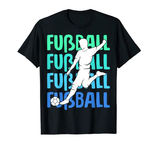 Fußball Fußballer Kinder Jungen T-Shirt von Fussballer & Fussball Fan Motiv Geschenkideen