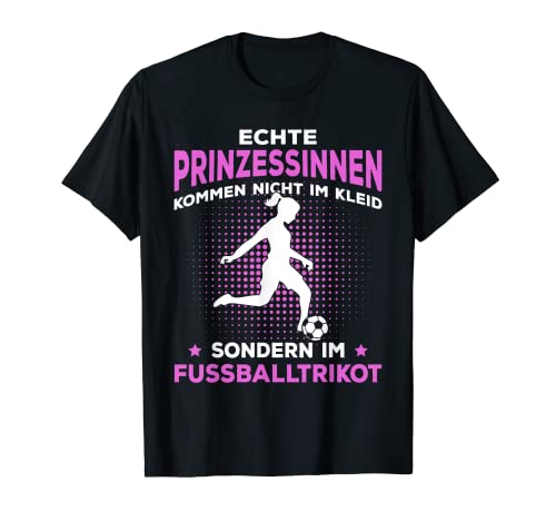 Fußball Mädchen Fußballspielerin Fußballerin Geschenk T-Shirt von Fussball Mädchen Geschenkideen