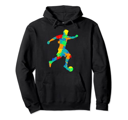 Fußballer Fußball Jungen Kinder Pullover Hoodie von Fussballer & Fussball Fan Motiv Geschenkideen