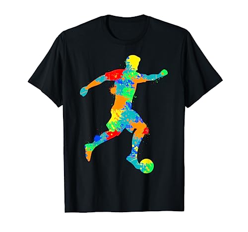 Fußballer Fußball Jungen Kinder T-Shirt von Fussballer & Fussball Fan Motiv Geschenkideen