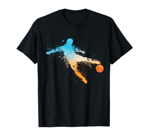 Fußball Fußballer Fußballspieler Jungen Kinder Männer Kids T-Shirt von Fussballer & Fussball Fan Motive Geschenkideen