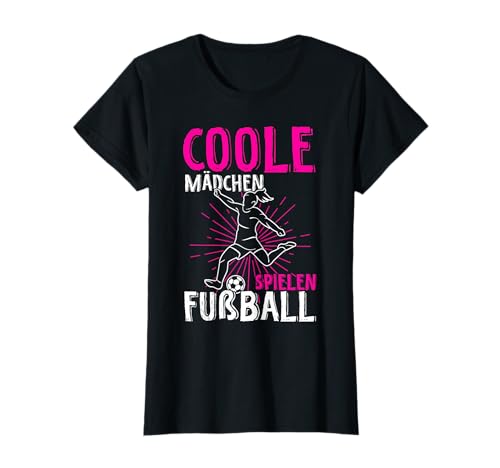 Coole Mädchen Spielen Fußball Hobby Sport Sportlerin T-Shirt Coole Mädchen Spielen Fußball Hobby Sport Sportlerin T-Shirt von Fußballerin Sportlerin Bekleidung & Designs